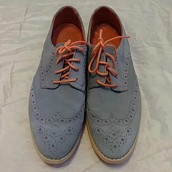 Johnston & Murphy Flex System Suede Oxfords - Picture 2 of 6
